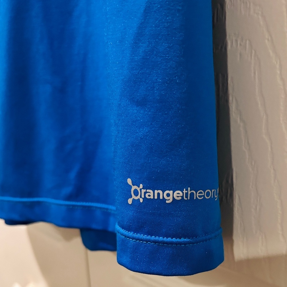 🔥 Orangetheory Racerback Performance Tank | Blue/Orange | Size S - Picture 7 of 7